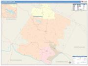 Fluvanna <br /> Wall Map <br /> Color Cast Style 2025 Map