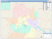 Halifax <br /> Wall Map <br /> Color Cast Style 2025 Map