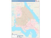 James City <br /> Wall Map <br /> Color Cast Style 2025 Map