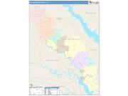 King and Queen <br /> Wall Map <br /> Color Cast Style 2025 Map
