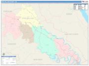 King William <br /> Wall Map <br /> Color Cast Style 2025 Map