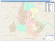 Loudoun <br /> Wall Map <br /> Color Cast Style 2025 Map