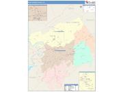 Montgomery <br /> Wall Map <br /> Color Cast Style 2025 Map
