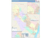 Prince William <br /> Wall Map <br /> Color Cast Style 2025 Map