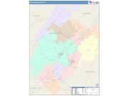 Rockbridge <br /> Wall Map <br /> Color Cast Style 2025 Map