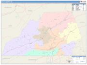 Scott <br /> Wall Map <br /> Color Cast Style 2025 Map