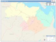 Surry <br /> Wall Map <br /> Color Cast Style 2025 Map