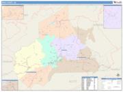 Wise <br /> Wall Map <br /> Color Cast Style 2025 Map