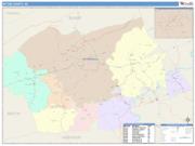 Wythe <br /> Wall Map <br /> Color Cast Style 2025 Map