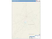 Harrisonburg <br /> Wall Map <br /> Color Cast Style 2025 Map