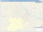 Lynchburg City <br /> Wall Map <br /> Color Cast Style 2025 Map