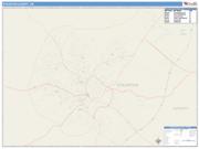 Staunton <br /> Wall Map <br /> Color Cast Style 2025 Map