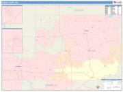 Adams <br /> Wall Map <br /> Color Cast Style 2025 Map