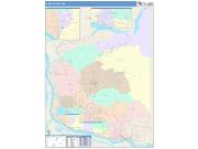 Clark <br /> Wall Map <br /> Color Cast Style 2025 Map