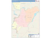 Douglas <br /> Wall Map <br /> Color Cast Style 2025 Map