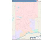 Skamania <br /> Wall Map <br /> Color Cast Style 2025 Map