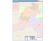 Whitman <br /> Wall Map <br /> Color Cast Style 2025 Map