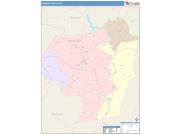 Barbour <br /> Wall Map <br /> Color Cast Style 2025 Map