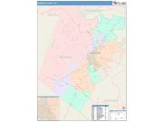 Berkeley <br /> Wall Map <br /> Color Cast Style 2025 Map