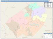 Braxton <br /> Wall Map <br /> Color Cast Style 2025 Map