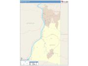 Brooke <br /> Wall Map <br /> Color Cast Style 2025 Map