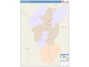 Calhoun <br /> Wall Map <br /> Color Cast Style 2025 Map