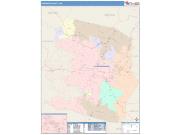 Harrison <br /> Wall Map <br /> Color Cast Style 2025 Map