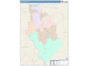 Wayne <br /> Wall Map <br /> Color Cast Style 2025 Map