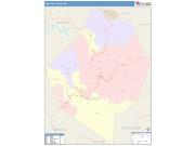 Webster <br /> Wall Map <br /> Color Cast Style 2025 Map