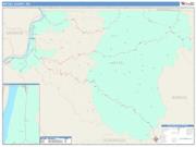 Wetzel <br /> Wall Map <br /> Color Cast Style 2025 Map