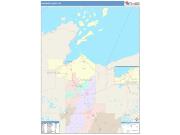 Ashland <br /> Wall Map <br /> Color Cast Style 2025 Map