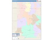 Clark <br /> Wall Map <br /> Color Cast Style 2025 Map