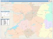 Columbia <br /> Wall Map <br /> Color Cast Style 2025 Map