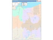 Douglas <br /> Wall Map <br /> Color Cast Style 2025 Map