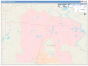 Florence <br /> Wall Map <br /> Color Cast Style 2025 Map