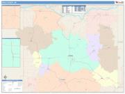 Iowa <br /> Wall Map <br /> Color Cast Style 2025 Map
