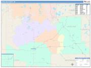 Langlade <br /> Wall Map <br /> Color Cast Style 2025 Map