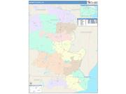 Marinette <br /> Wall Map <br /> Color Cast Style 2025 Map