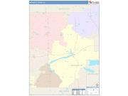 Marquette <br /> Wall Map <br /> Color Cast Style 2025 Map
