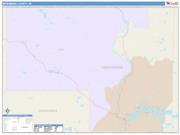 Menominee <br /> Wall Map <br /> Color Cast Style 2025 Map