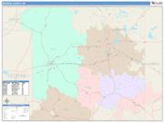 Monroe <br /> Wall Map <br /> Color Cast Style 2025 Map