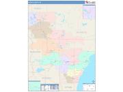 Oconto <br /> Wall Map <br /> Color Cast Style 2025 Map