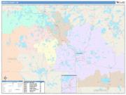 Oneida <br /> Wall Map <br /> Color Cast Style 2025 Map