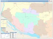 Pierce <br /> Wall Map <br /> Color Cast Style 2025 Map