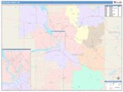 Portage <br /> Wall Map <br /> Color Cast Style 2025 Map