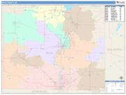 Rock <br /> Wall Map <br /> Color Cast Style 2025 Map