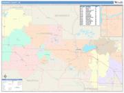 Shawano <br /> Wall Map <br /> Color Cast Style 2025 Map