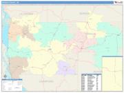 Vernon <br /> Wall Map <br /> Color Cast Style 2025 Map