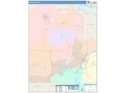 Wood <br /> Wall Map <br /> Color Cast Style 2025 Map