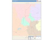 Crook <br /> Wall Map <br /> Color Cast Style 2025 Map